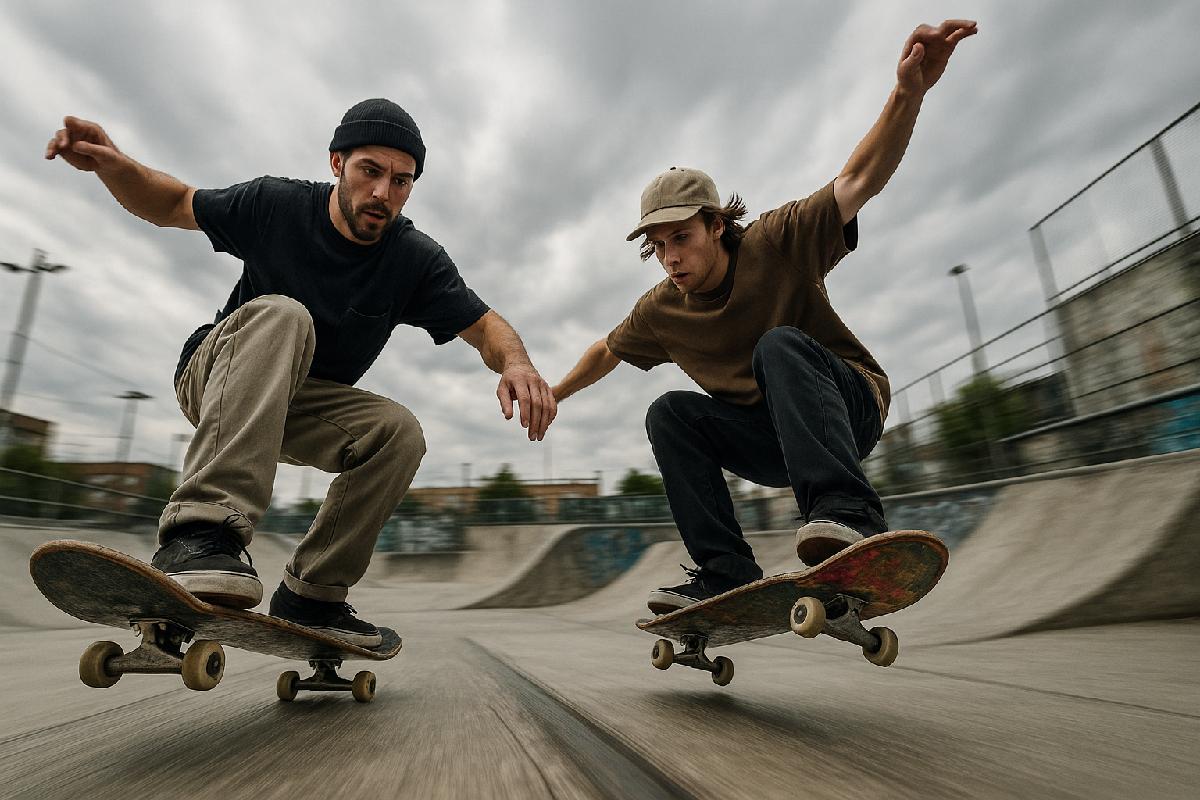 Skateboarding